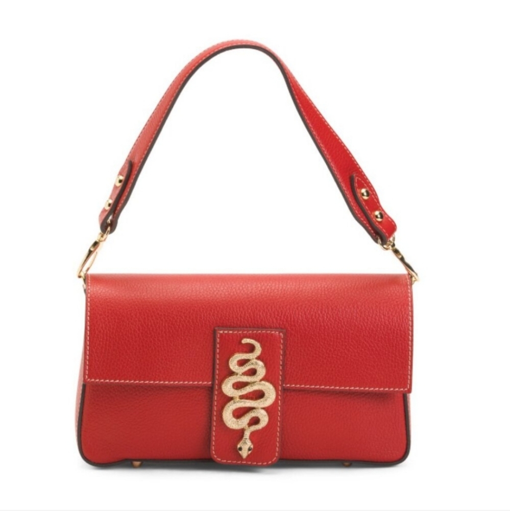 NWT Divina Firenze Asia Leather Crossbody Bag. Made In Italy.